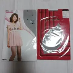 タイムsale　ドット柄ストッキング M-Lサイズ　2点