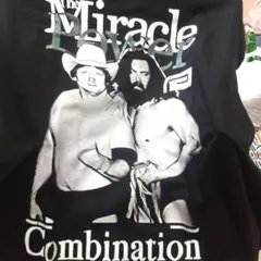 Miracle Combination Tシャツ ブラック　超獣コンビ