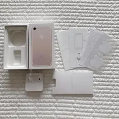 【純正イヤホン未使用、本体なし】iPhone7付属の箱・EarPods等