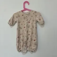 PEANUTS 動物柄ロンパース 50-60cm