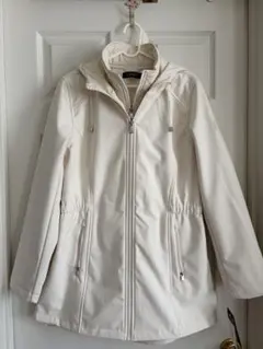 新品❣️RALPH LAUREN ダブルクロージャーフフーデットコート白のサムネイル