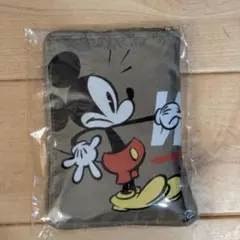 新品未使用◆ミッキーマウス◆カーキエコバッグ未開封