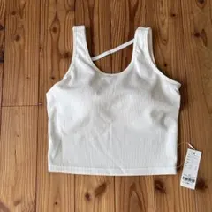 新品【SUKALA】リブソリッドショートタンクトップ M サイズ