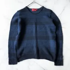 ✨美品✨ HUGO BOSS赤タグ ヒューゴボス青セーターL