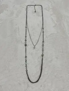 ロングネックレス クロスチャーム