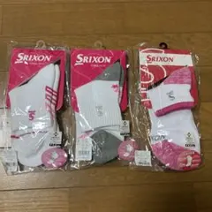 Srixon テニスソックス 3足セット　新品未使用のサムネイル