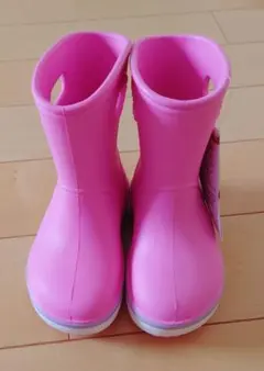 Crocs 長靴　レインシューズ ピンク 15.5のサムネイル