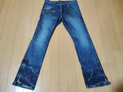 ※新品 cautions sports デニムパンツ ジーンズ インディゴブルー