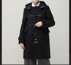 【美品】SCYE BASICS ダッフルコート 38 ネイビー