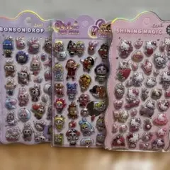 新品★ボンボンドロップ３枚 ラブブ　キティ　クライベビー