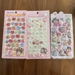 ちいかわ、タマゴッチ 3Dシールセット