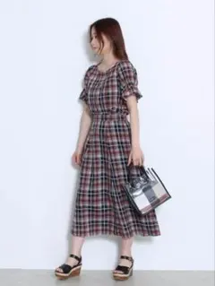 美品 ブルーレーベル クレストブリッジ タータンチェック セットアップ