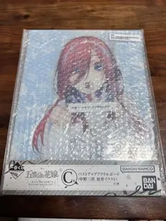 一番くじ 五等分の花嫁 C賞 中野三玖 原作イラスト バストアップアクリルボード