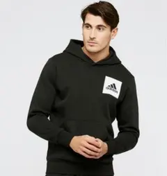 adidas アディダス スウェットパーカー 黒 M