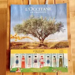 【新品未開封】プレゼント用ペーパーバッグ付き ロクシタンハンドクリーム8本セット