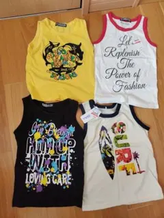 ノースリーブタンクトップ 4枚セット