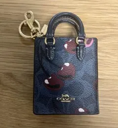 新品　COACH 2026 福袋　チェリー柄 ミニキーホルダー　バッグ型