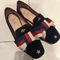 GUCCI ローファー 星刺繍　スリッポン