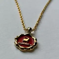 【新品】オロビアンコ ネックレス シルバー925 ペンダント 赤 ゴールドのサムネイル