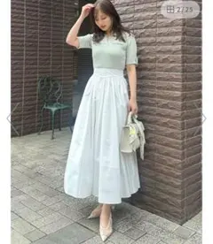 新品未使用☆ジャスグリッティー 半袖スキッパードッキングワンピース