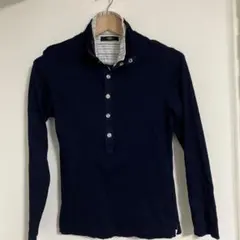 NICOLE 長袖　ポロシャツ　紺　サイズ フリー　NICOLE 46