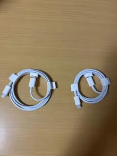 Apple純正 USB-C to Lightningケーブル 2本セット