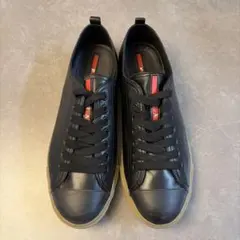 PRADA プラダ レザー スニーカー ブラック6.5 25.5cm
