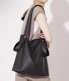 【BEAURE/ヴュレ/ビュレ】カウレザー 2WAY ハンドル トートバッグのサムネイル