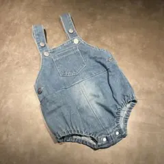 ベビー　デニム　サロペット　ロンパース　70〜80cm
