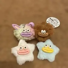 ポムポムプリン マスコットチャーム&ヘアクリップ 4点セット