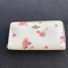 COACH 長財布 フラワー柄