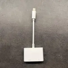 Lightning HDMI変換アダプター 白