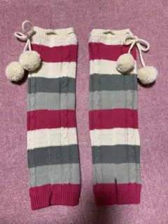 マリークレール　ニットレッグウォーマー