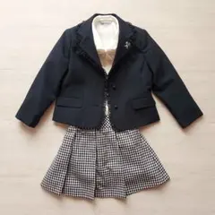 フォーマルスーツ 110サイズ ネイビー