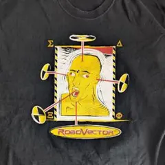90s ROBOVECTOR クレイジーグラフィックTシャツのサムネイル
