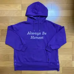 ピンクラテ 裏起毛 トレーナー フード XS 150