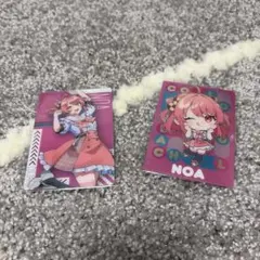 カラフルピーチウエハースカードセット