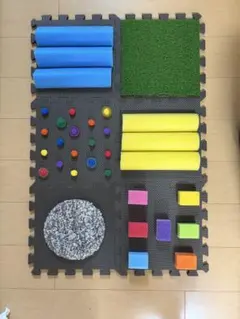 センサリーマット＊6枚セット＊恐竜 足育 感触あそび＊室内あそび