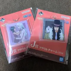 ONE PIECE 　アクリルチャーム　 一番くじ　J賞　２つセット