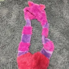 チェシャ猫マフラーキャップ ディーズニー