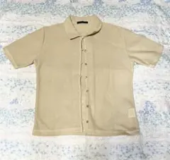 レディース　M 半袖　カーディガン　ボレロ　ベージュ