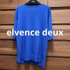 elvence deux ブルー半袖カットソー エルベンスドゥのサムネイル