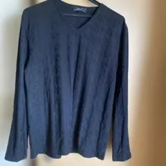 Beno 黒 Vネックシャツ Lサイズ