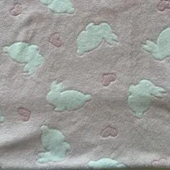 ハギレ☆カットボア☆うさぎ柄☆ピンク