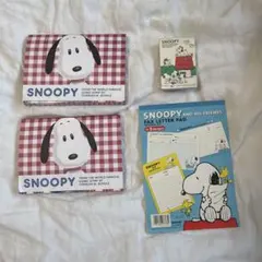 新品あり！　平成レトロ　スヌーピー ファックスレター・メモ用紙セット