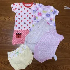 UNIQLO ベビー ロンパース カバーオール 80cm 4点セット