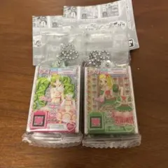【プリパラ】ガチャガチャ　だれでもアクリルチャーム　ファルル&緑風ふわり　2点