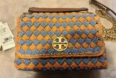TORY BURCH ショルダーバッグ クロシェ編み - メルカリ