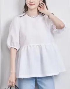 2026年最新】airy ジャカード ペプラム ブラウスの人気アイテム - メルカリ