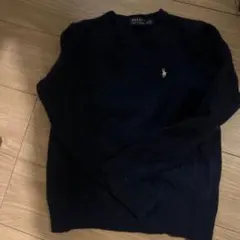 Polo Ralph Lauren ネイビー ケーブルニット kids Mサイズ
